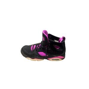 Air Jordan Flight Club 91 'Black Fuchsia Blast' Size 9 Youth